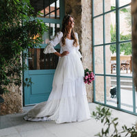 Wedding Long Sleeve Lace Wedding Dress