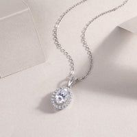 Infinite - A Fashionable And Luxurious Diamond Jewelry Pendant Set With Moissanite S925 Sterling Silver And Platinum Plating