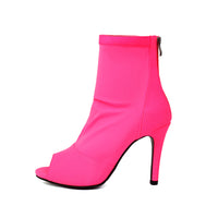 High-heeled Women's Stiletto Boots With Fishmouth.