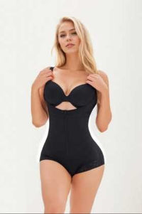 Women’s Fajas Colombianas Full Body Shapewear – Postpartum Tummy Control Bodysuit with Butt Lifter