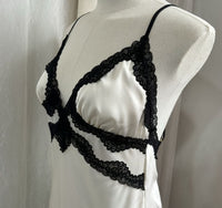 0 Ultra-long Nightdress Maillard Color Series With Removable Chest Pad