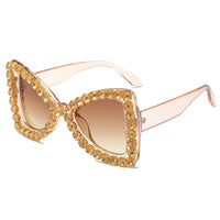 Ladies Fashion Personality Butterfly Frame Sunglasses