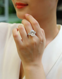 Soul Resonance - A Fashionable And Luxurious Jewelry Accessory Set With Moissanite S925 Sterling Silver And Platinum-plated Diamond