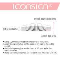 ICONSIGN Lash Lift Kit, Lash Lifting Eyelash Perming Kit, Lash Curling Enhancer, Eyes Makeup Tools