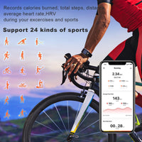 Health Smart Ring, Fitness Tracker, With Heart Rate, Blood Oxygen, Heart Rate Variability, Sleep Monitoring, Step Count, IP68 Compatible With IPhone And Android, No Subscription Fee Required
