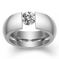 European And American Fashion Minimalist Gold Diamond Trendy Unique Ring