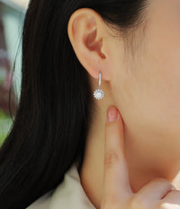 Qingcheng – 0.5-Carat Moissanite Diamond Stud Earrings in S925 Sterling Silver Platinum-Plated