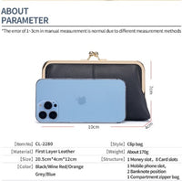 Ladies Purse- Orange -Blue- Grey- Red- Black