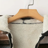 Women's Elegant Plaid Hooded Jacket, Full-Zip Lightweight Coat For Winter Casual Wear