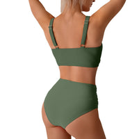 Sexy Split Swimsuit High Waist Swimsuit Outfit Bikini