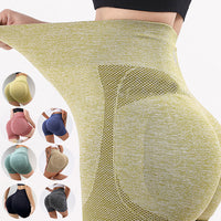 Women’s Seamless Butt-Lifting Yoga Shorts – Fitness Gym Leggings