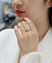 Serial Dreams - A Fashionable And Luxurious Jewelry Accessory Set With Moissanite S925 Sterling Silver And Platinum-plated Diamond