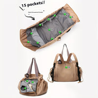 Ins Backpack Fashion Multifunctional Large Capacity Shopping Shoulder Bags Women Waterproof TWaterproof Travel Handbag
