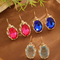 Personalized Fashionable Diamond Studded Niche Temperament Earrings