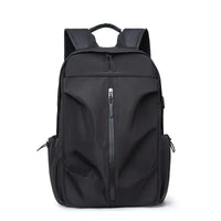 PU Backpack Fashion Large Capacity Men's Casual Backpack Commuter Trend Backpack Student School Bag
