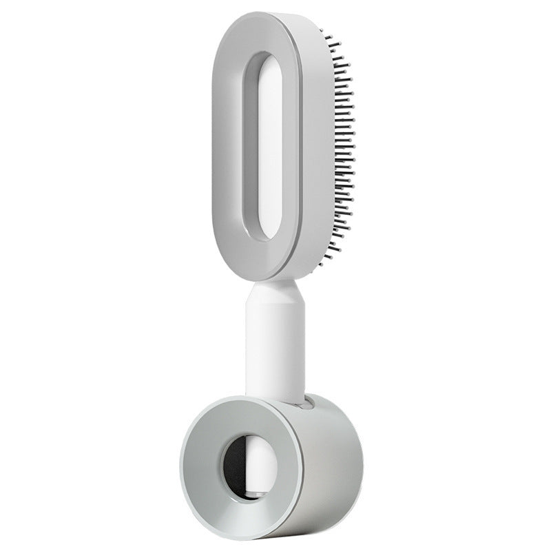 Self-cleaning Hair Brush For Women One-key Cleaning Hair Loss Airbag Massage Scalp Comb Anti-Static Hairbrush