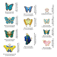 126 Pcs Butterfly Charms