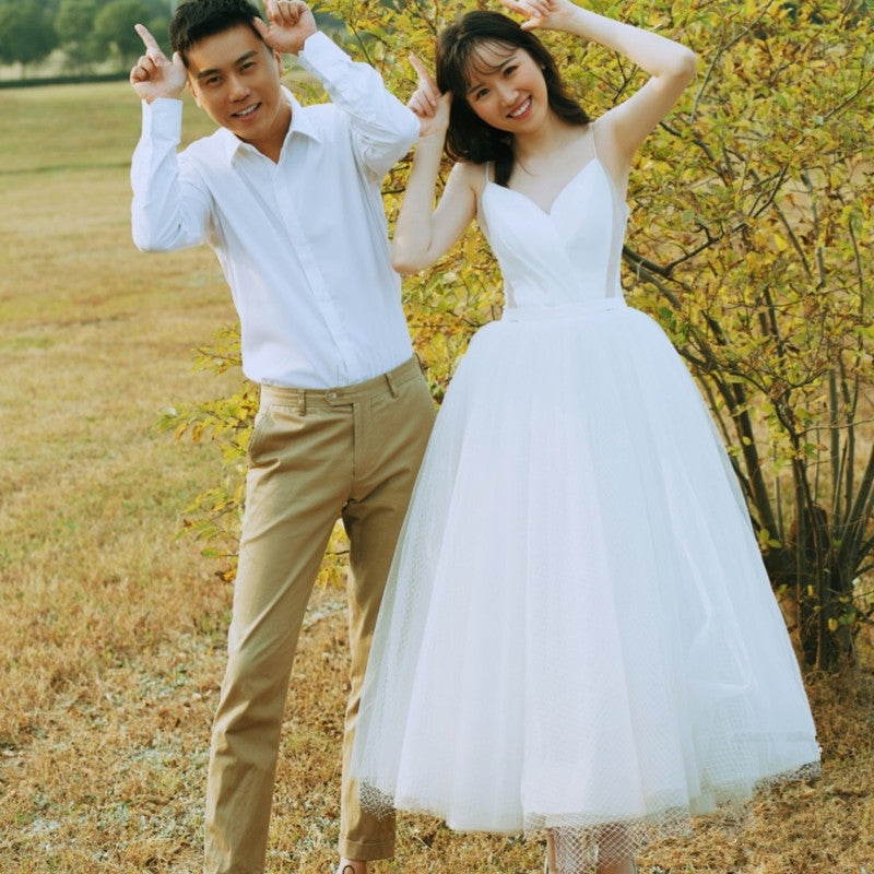 Simple And Light Wedding Dress