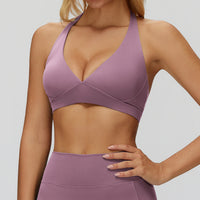 Brushed Yoga Bra Halter Beauty Back High-grade Sports Underwear