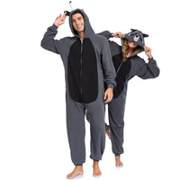 Animal Fleece Onesie – Halloween Cosplay Pajamas & Party Sleepwear