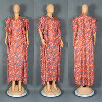 African Style Printing Plus Size Dress