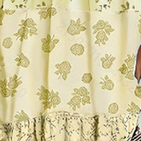 Women's Plus Size Boho Floral Dresses Sleeveless Tiered Pleated Swing Long Sundress