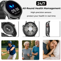 2025 New 1.43-inch Disc Smart Watch Fitness Tracker