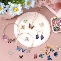 126 Pcs Butterfly Charms