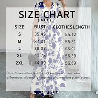 Women's Wrap V Neck Short Sleeve Empire Elastic Waist Summer Casual Elegant Maxi Long Dresses
