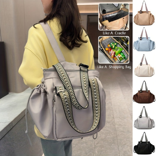 Ins Backpack Fashion Multifunctional Large Capacity Shopping Shoulder Bags Women Waterproof TWaterproof Travel Handbag