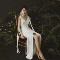 Satin Small Sling Lightweight Wedding Dress