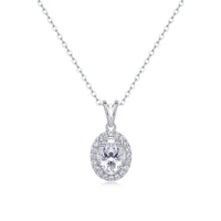 Infinite - A Fashionable And Luxurious Diamond Jewelry Pendant Set With Moissanite S925 Sterling Silver And Platinum Plating