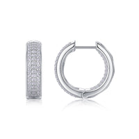 Years - Fashionable Earrings And Stud Jewelry Set With Moissanite S925 Sterling Silver And Platinum-plated Diamonds