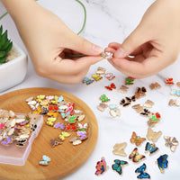 126 Pcs Butterfly Charms