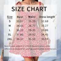 Womens Floral Mini Dress Spaghetti Strap Sleeveless Tie Shoulder Ruffle Summer Boho Dresses
