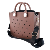 Waterproof EVA Handbag Punching Women's Tote Bags With Shoulder Strap For Women Hand Tote Bag Beach Bag