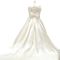 Long Sleeve French Tail Wedding Dress