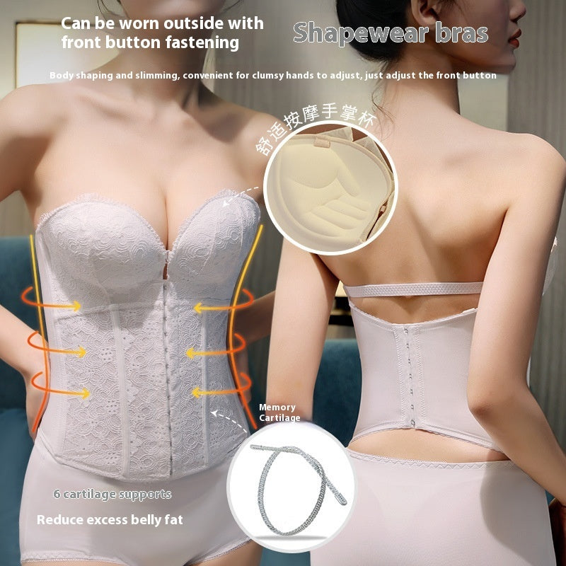 Strapless Underwear Women's Tube Top Wedding Dress