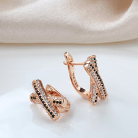Trendy Hollow-out X-shaped Elegant All-match Women's Earrings Accessories