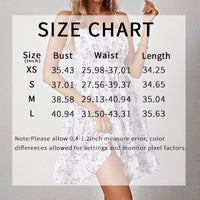 Womens Summer Floral Print Smocked Mini Dress Sleeveless Spaghetti Strap Slim Fit Flowy Dresses