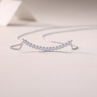 Floating World - Fashionable And Luxurious Diamond Jewelry Pendant Set With Moissanite S925 Sterling Silver And Platinum-plated