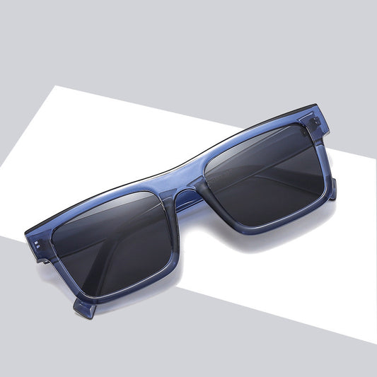 Retro Square Flat UV Protection Glasses