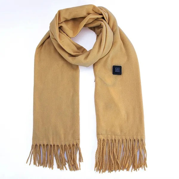 Electric Heated Winter Scarf USB Heating Neck Wrap Unisex Heated