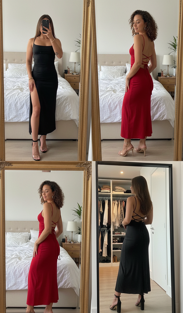 Explosive new summer dress with bag hip