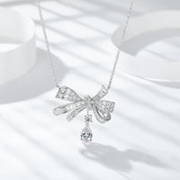 Butterfly - A Fashionable And Luxurious Diamond Jewelry Pendant Set With Moissanite S925 Sterling Silver And Platinum Plating