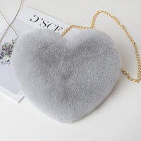 Love Bags
 For Women Plush Chain Shoulder Bags Valentine's Day Party Bag