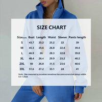 Women's 2-Piece Zip Neck Long Sleeve Sweatshirt & Slim Fit Pants Set - Sporty Streetwear Outfit For Fall&Winter