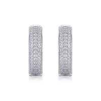 Years - Fashionable Earrings And Stud Jewelry Set With Moissanite S925 Sterling Silver And Platinum-plated Diamonds