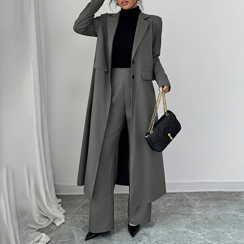 Power Chic 2-Piece Blazer & Pants Set