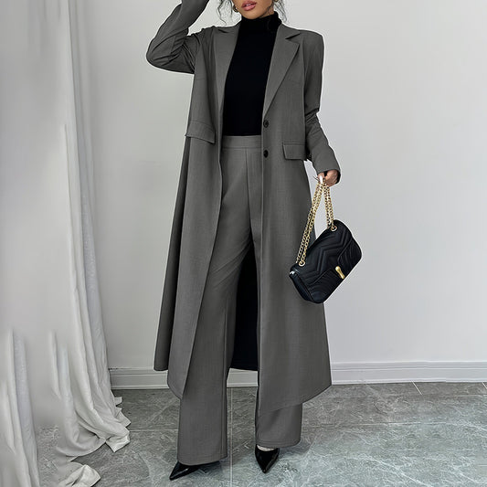 Power Chic 2-Piece Blazer & Pants Set